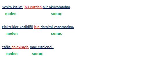 3.sınıf türkçe sebep neden sonuç konu anlatımı