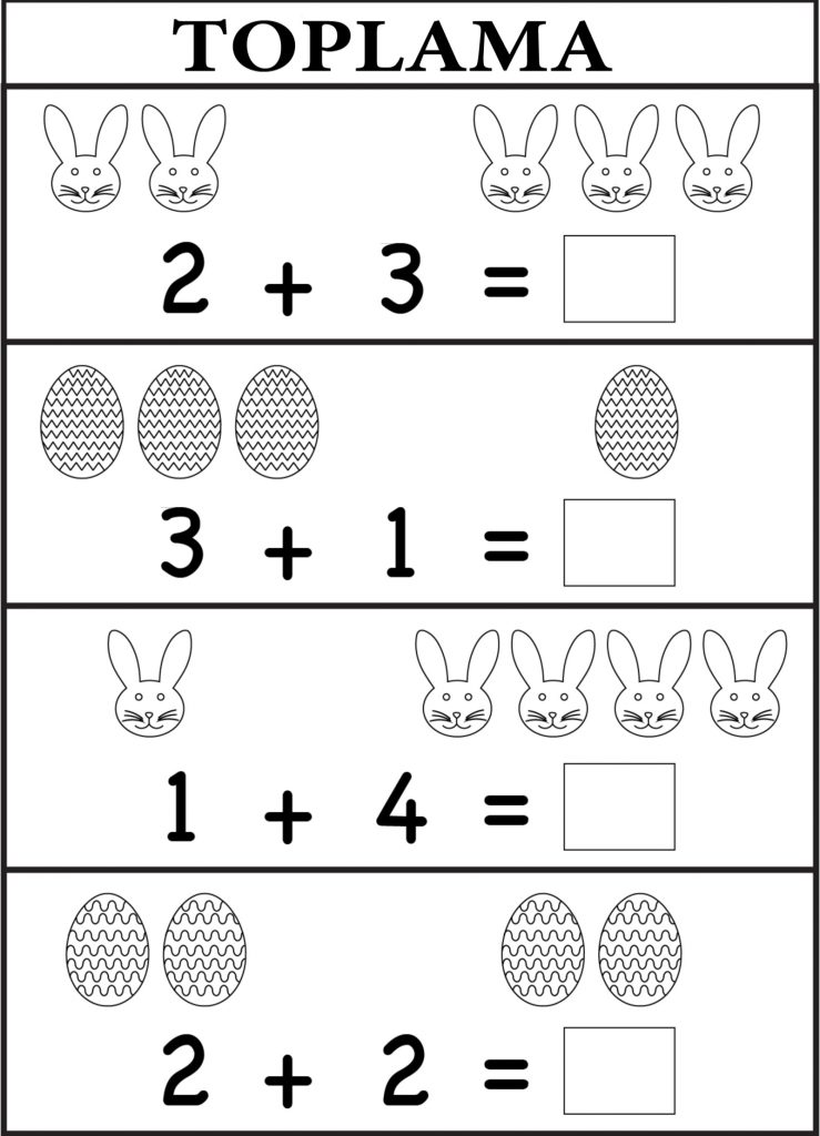 1 Sinif Matematik Toplama Islemi